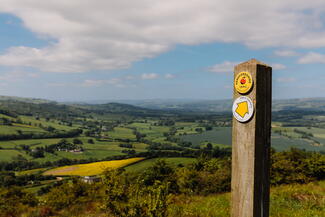 Herefordshire Trail waymarker