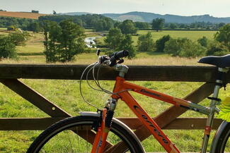 Bicycle in countryside