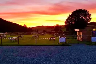 Yatton Farm at sunset