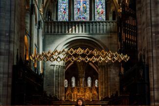 Inside Hereford Cathedral