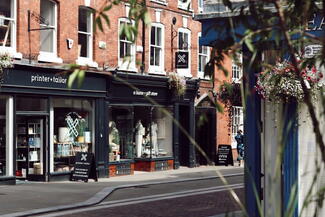 Shops along Widemarsh Street, Hereford