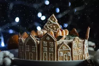 Gingerbread town