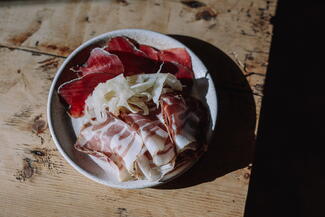 Plate of charcuterie