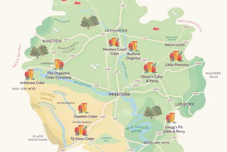 Herefordshire Food Safari Map