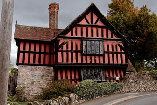 Tudor house in Weobley