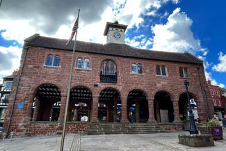 17th century Market House Building in Ross on Wye