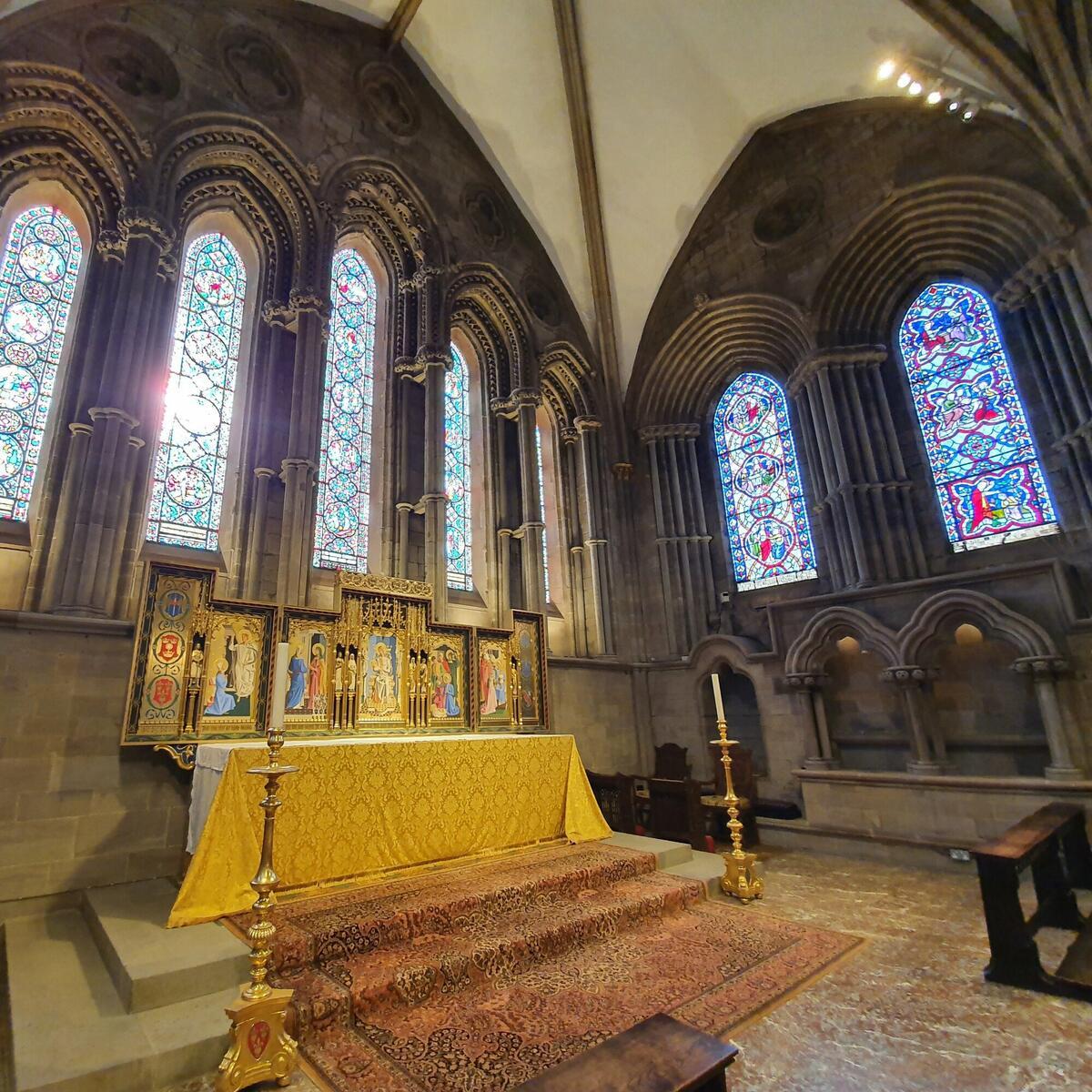 Lady Chapel at Hereford Cathedral by Abby Jones