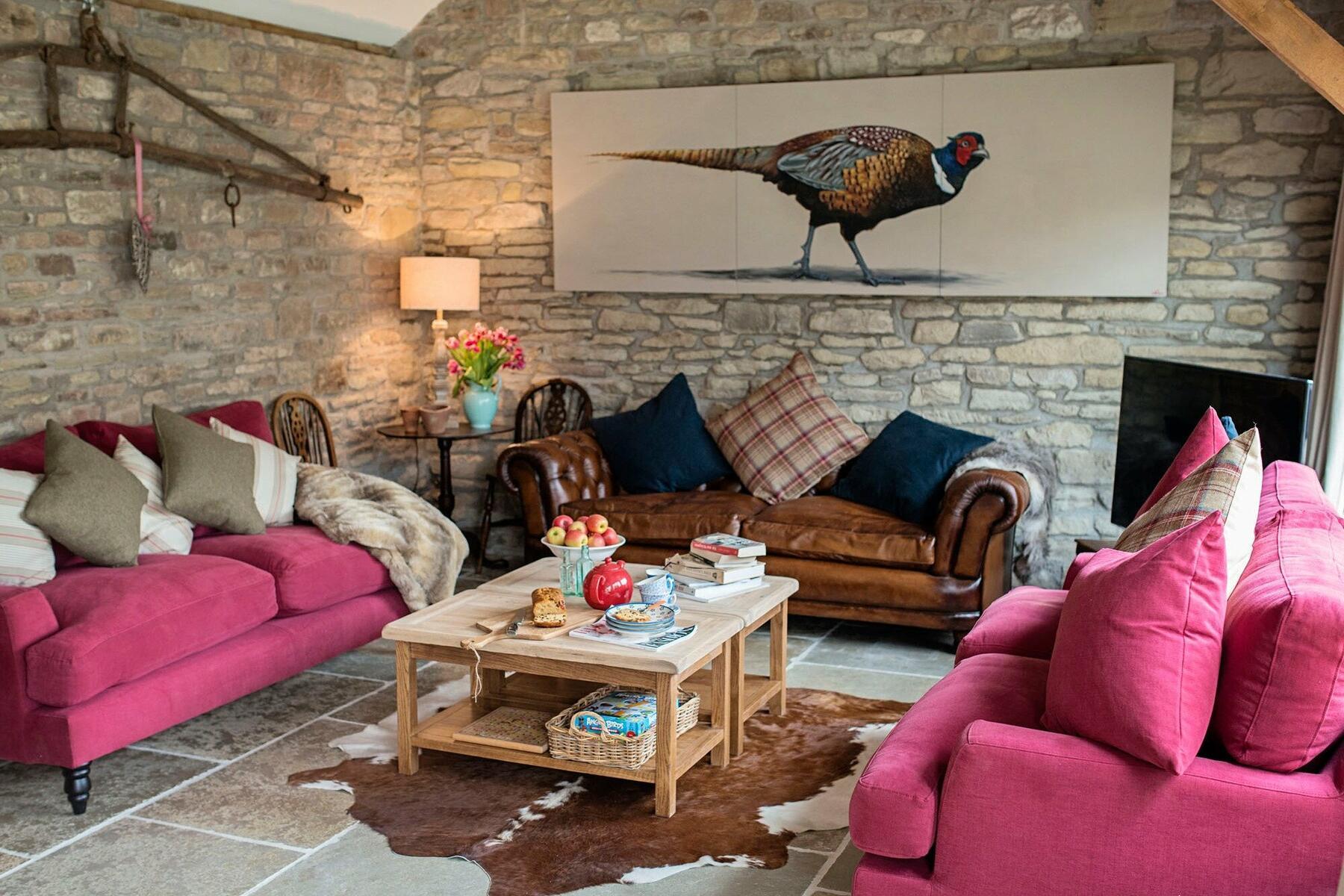The Old Byre Kitchen/Dining Room Comfy Seating Area