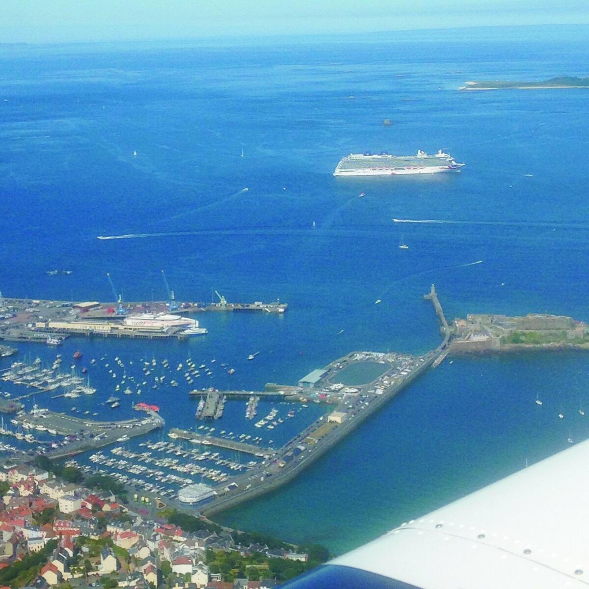 Club members fly out to Guernsey