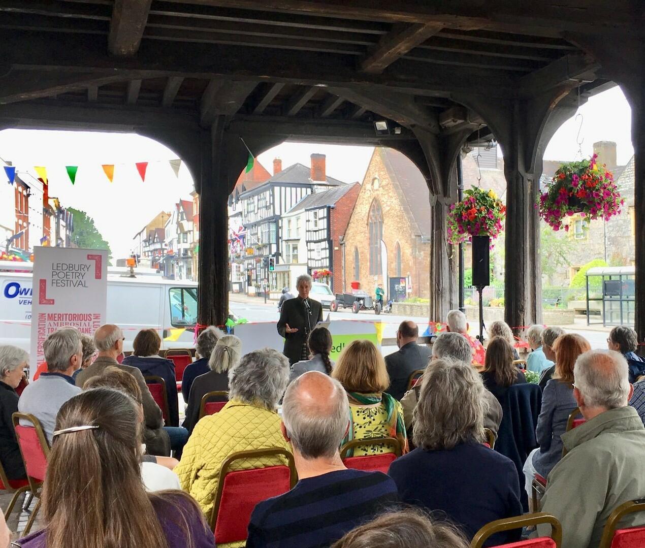 The Poetry Breakfast Under the Market house