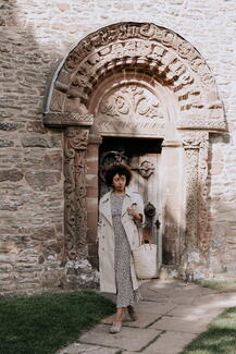 Romanesque carvings at Kilpeck Church