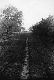 Dorstone, lane to Arthur's Stone