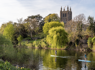 river wye paddleboarding