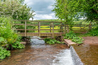 Bridge over Dore just beyond Peterchurch