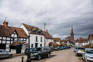 The village centre