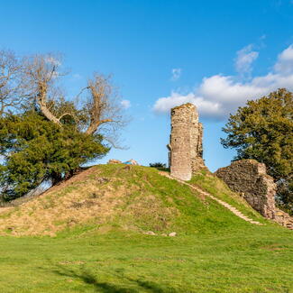 Snodhill castle ruins