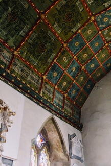 Painted Church Ceiling, Kinnersley