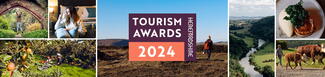 A banner for the Visit Herefordshire Tourism Awards 2024