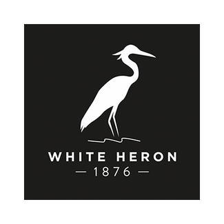 White heron logo