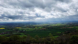 View of the landscape from Black Hill (Malverns)