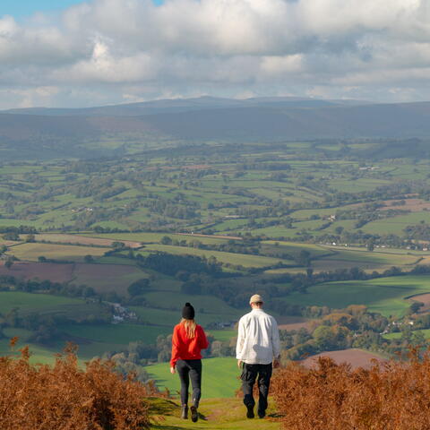 Walking on Garway Hill