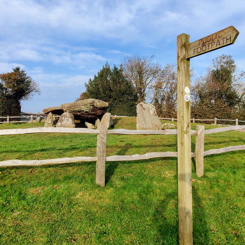 Walk around Arthurs Stone Herefordshire