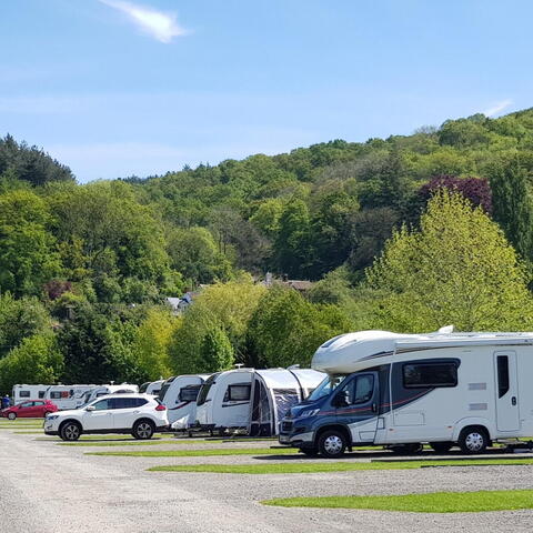 Touring caravan park 