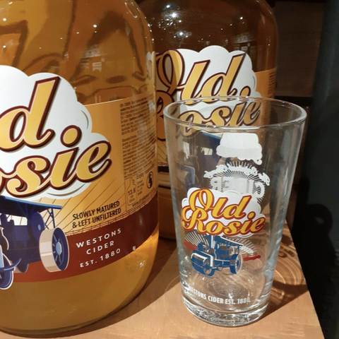 Old Rosie, traditional scrumpy style cider from Westons