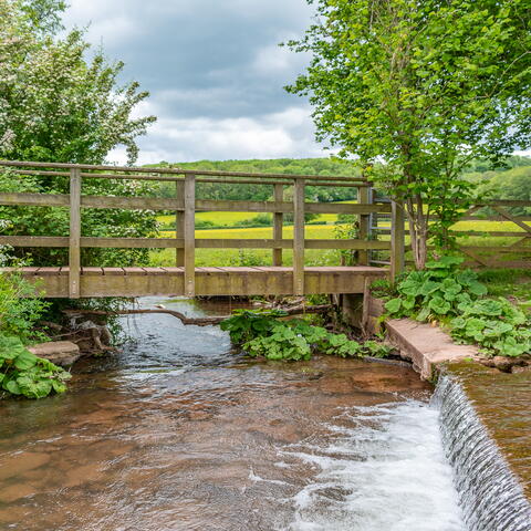 Bridge over Dore just beyond Peterchurch