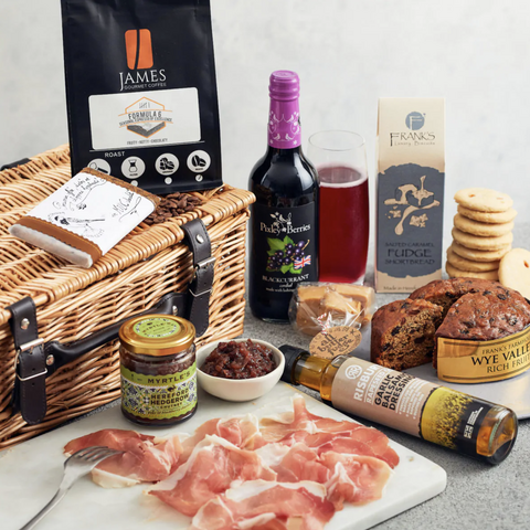 Hamper of food and drink