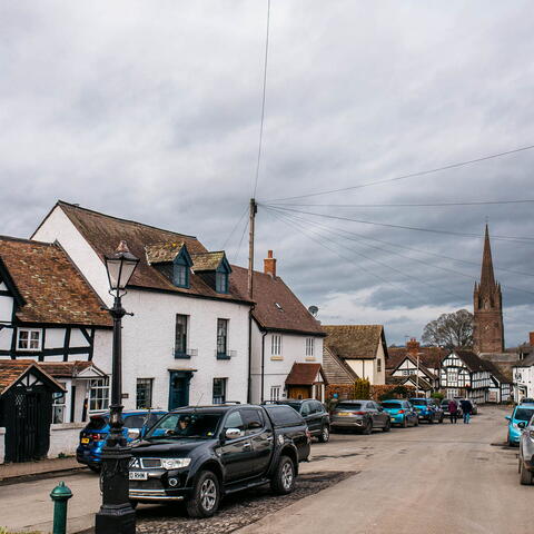 The village centre