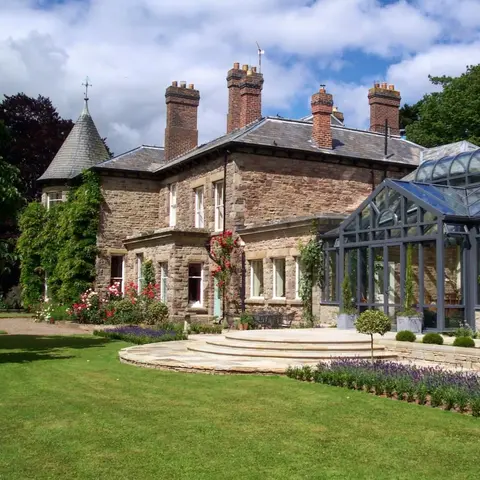 Victorian house and gardens