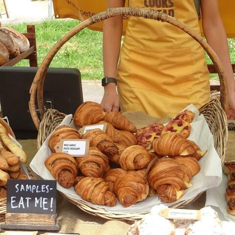 Croissants at Herefordshire's Indie Food Festival