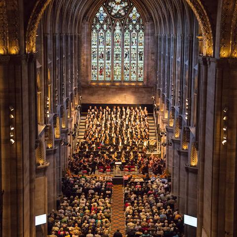 Three Choirs festival at Hereford Cathedral
