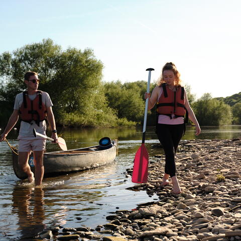 canoeing river wye