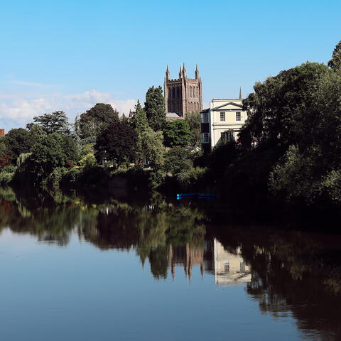 View of Hereford Cathedral