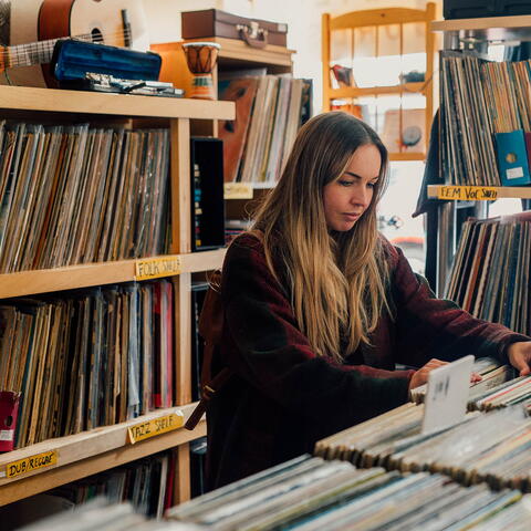 Vinyl shopping