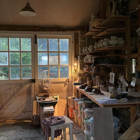 Pottery Studio interior