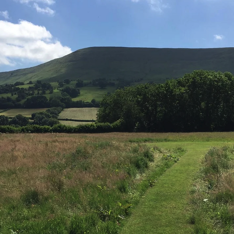 black mountains view from chapel house farm