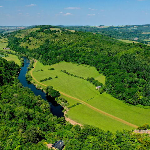 view across the wye