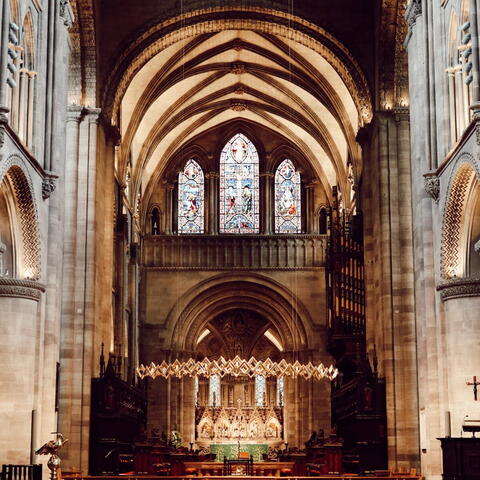 Interior of Hereford Cathedral