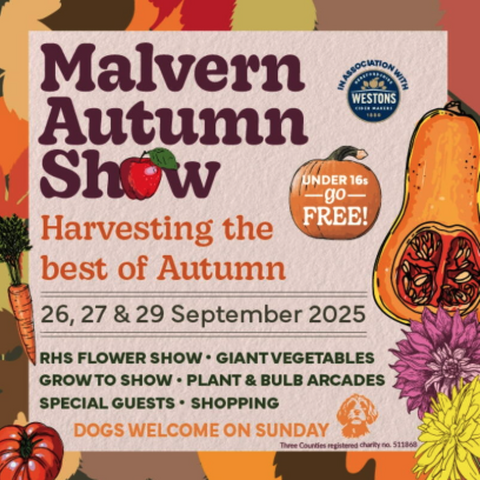 Poster for the Malvern Autumn Show