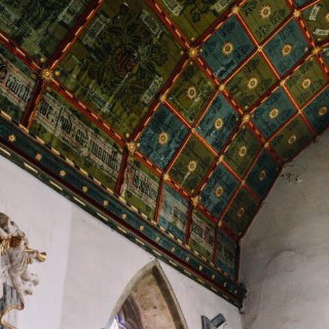 Painted Church Ceiling, Kinnersley