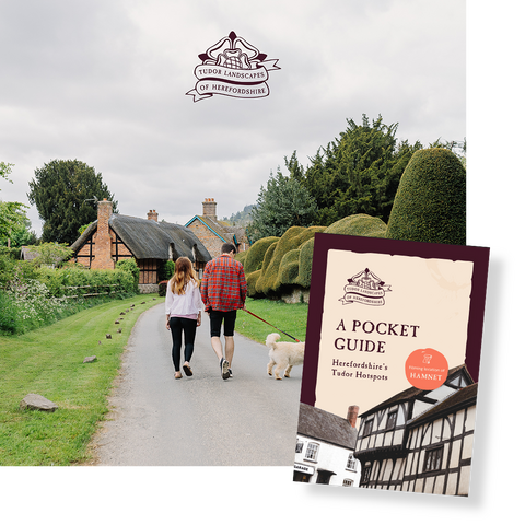 Pocket guide with photo of Tudor landscapes