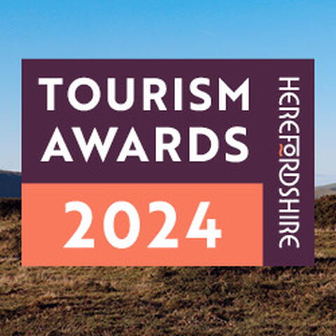 A banner for the Visit Herefordshire Tourism Awards 2024