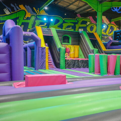 Indoor inflatable centre