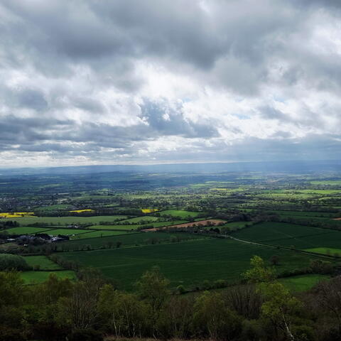 View of the landscape from Black Hill (Malverns)
