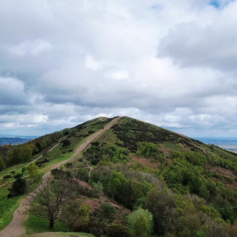 View of the summit of Black Hill (Malverns)