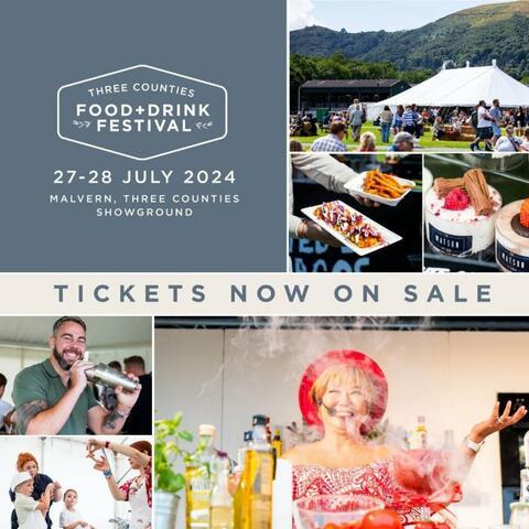 Three Counties Food & Drink event image collage and information