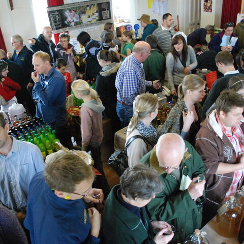 People in Putley Village Hall